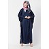 Front open style Kaftan abaya- Navy Blue Front open style Kaftan abaya- Navy Blue
