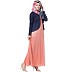 A-line abaya with an extra Jacket- Rose Gold  A-line abaya with an extra Jacket- Rose Gold