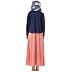A-line abaya with an extra Jacket- Rose Gold  A-line abaya with an extra Jacket- Rose Gold