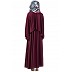 Designer Cape abaya- Blackberry color Designer Cape abaya- Blackberry color