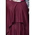 Designer Cape abaya- Blackberry color Designer Cape abaya- Blackberry color