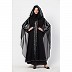 Bridal abaya with stonework- Black color Bridal abaya with stonework- Black color