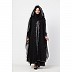 Bridal abaya with stonework- Black color Bridal abaya with stonework- Black color