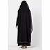 Bridal abaya with stonework- Black color Bridal abaya with stonework- Black color