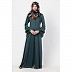 Umbrella abaya in premium Lycra fabric- Teal Green Umbrella abaya in premium Lycra fabric- Teal Green