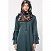 Umbrella abaya in premium Lycra fabric- Teal Green Umbrella abaya in premium Lycra fabric- Teal Green
