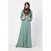 Double layered abaya- Sky Blue Double layered abaya- Sky Blue