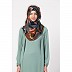 Double layered abaya- Sky Blue Double layered abaya- Sky Blue