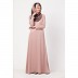 Simple A-line abaya in Lycra- Rose Gold Simple A-line abaya in Lycra- Rose Gold
