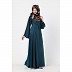 A-line abaya in premium Nida- Teal Green A-line abaya in premium Nida- Teal Green