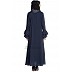 A-line Nida abaya- Navy Blue A-line Nida abaya- Navy Blue