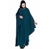 Embroidered designer Kaftan abaya- Midnight Blue Embroidered designer Kaftan abaya- Midnight Blue