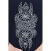 Embroidered Irani style Kaftan abaya- Navy Blue Embroidered Irani style Kaftan abaya- Navy Blue