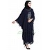 Embroidered Irani style Kaftan abaya- Navy Blue Embroidered Irani style Kaftan abaya- Navy Blue