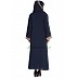 Dual color Kimono abaya with a matching Hijab Dual color Kimono abaya with a matching Hijab