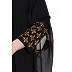 Double layered abaya with a matching Hijab- Black Double layered abaya with a matching Hijab- Black