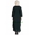 Embroidered Irani style Kaftan abaya- Bottle Green Embroidered Irani style Kaftan abaya- Bottle Green
