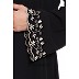 A-line embroidered Black abaya A-line embroidered Black abaya