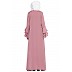 A-line Nida abaya- Puce Pink A-line Nida abaya- Puce Pink