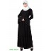 Designer Black Pleated abaya Designer Black Pleated abaya