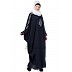 Kaftan abaya with Embroidery work - Navy Blue Kaftan abaya with Embroidery work - Navy Blue