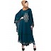 Embroidered Irani style Kaftan abaya- Midnight Blue Embroidered Irani style Kaftan abaya- Midnight Blue