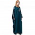 Kaftan abaya with Embroidery work - Midnight Blue Kaftan abaya with Embroidery work - Midnight Blue