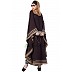 Kaftan abaya with designer border- Purple Kaftan abaya with designer border- Purple