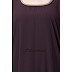 Kaftan abaya with designer border- Purple Kaftan abaya with designer border- Purple