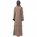 A-line dotted abaya- Beige color A-line dotted abaya- Beige color