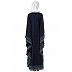 Kaftan abaya with designer border- Navy Blue Kaftan abaya with designer border- Navy Blue