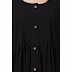 Front open abaya with cuff sleeves- Black Front open abaya with cuff sleeves- Black