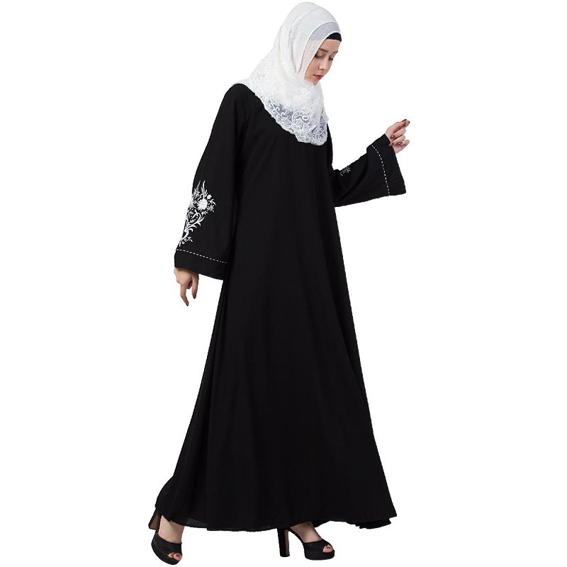 Embroidered A-line Style Abaya