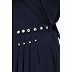 A-line designer abaya- Navy Blue A-line designer abaya- Navy Blue