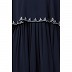 Embroidered Cape abaya- Navy Blue Embroidered Cape abaya- Navy Blue