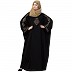 Kaftan abaya with Embroidery work - Black-Golden Kaftan abaya with Embroidery work - Black-Golden