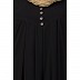 Pintuck abaya with V shape neck-Black Pintuck abaya with V shape neck-Black