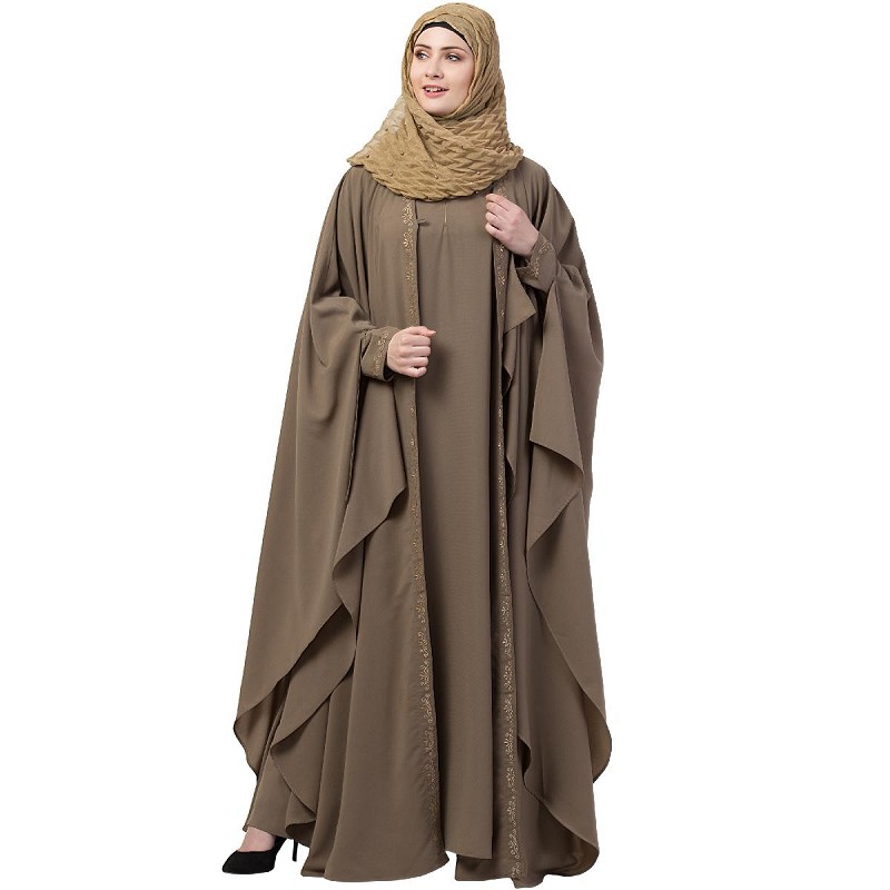 Kaftan abaya- Buy double layered designer kaftan abaya at