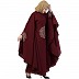 Irani style Kaftan abaya with Embroidery work-Maroon Irani style Kaftan abaya with Embroidery work-Maroon