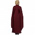 Irani style Kaftan abaya with Embroidery work-Maroon Irani style Kaftan abaya with Embroidery work-Maroon