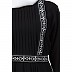 Embroidered Pintuck abaya- Black Embroidered Pintuck abaya- Black