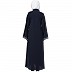 Navy blue Front open embroidery abaya Navy blue Front open embroidery abaya