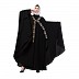 Double layered Irani Kaftan abaya- Black Double layered Irani Kaftan abaya- Black