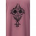 Embroidered designer Kaftan abaya- Puce Pink Embroidered designer Kaftan abaya- Puce Pink