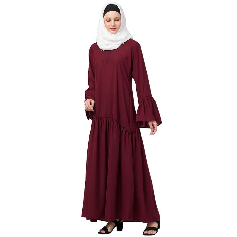 Casual abaya- Buy casual Nida abaya at www.shiddat.com