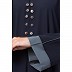 Casual abaya with piping work- Navy Blue Casual abaya with piping work- Navy Blue