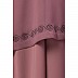 Layered Abaya with Embroidery work- Pink Layered Abaya with Embroidery work- Pink
