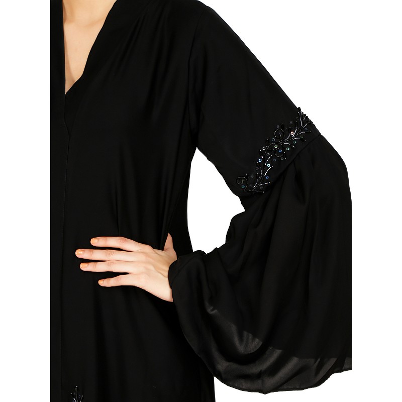 Abaya online Buy premium black nida abaya at www.shiddat