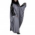 Designer kaftan abaya with sequence work- Grey