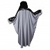 Designer kaftan abaya with sequence work- Grey